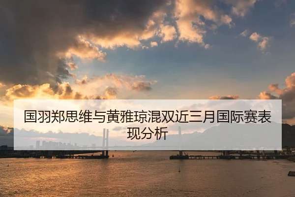 国羽郑思维与黄雅琼混双近三月国际赛表现分析（bb）